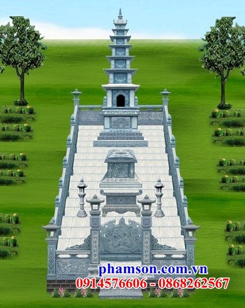Vẽ thiết kế phối cảnh 3D bảo tháp khu mộ tháp bằng đá giá rẻ được ưa chuộng nhất đẹp