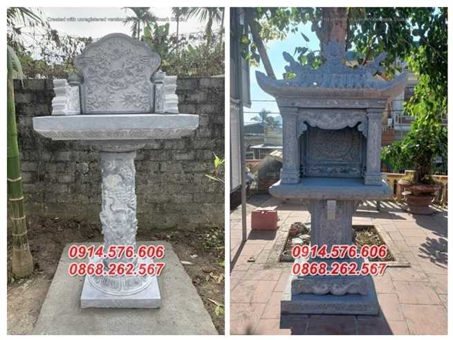 Bình dương 37 am thờ bằng đá bán nghĩa trang nhà mồ thờ từ đường