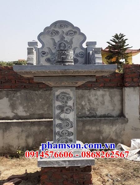 35 Bàn thờ mẫu bán thiên bằng đá mỹ nghê nguyên khối đẹp tại Ninh Bình