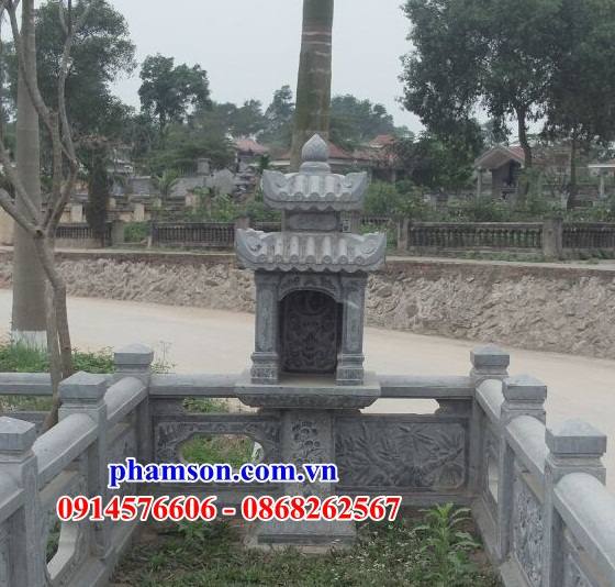 59 Mẫu cây hương thờ ngoài trời tại nghĩa trang bằng đá xanh Thanh Hóa