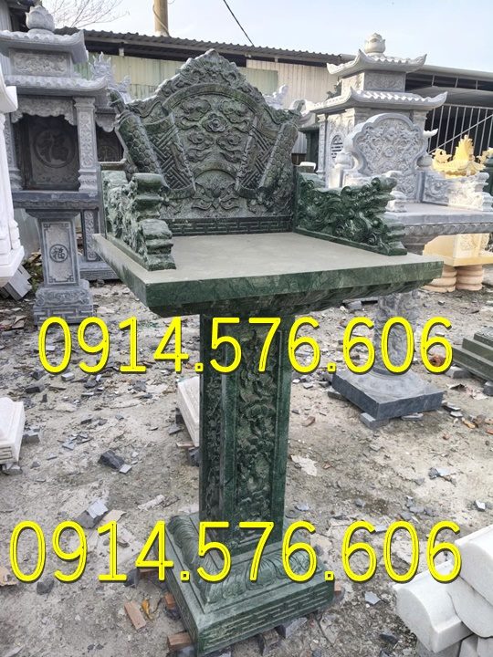 bàn thờ dòng họ bằng đá xanh ngọc, thiết kế bàn thờ đá nguyên khối, đại lý bán bàn thờ nghĩa trang gia đình đá vàng, cơ sở bàn thờ mẫu cửu trùng phật giáo đá trắng, sản xuất bàn thờ phật địa tạng bồ tát đá xanh ngọc, lắp đặt bàn thờ thần tài thổ công thổ địa đá cẩm thạch, xây bàn thờ cô cậu tự thiện có mái đá hoa cương, kích thước bàn thờ tiền chủ chư thiên đá granite, tử thờ trang thờ khóm thờ kỳ đài miếu cây hương đá tự nhiên không mái che