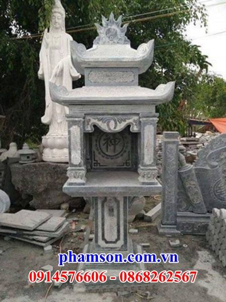 Bàn thờ thiên ngoài trời nhà thờ đình chùa bằng đá chạm khắc hoa văn bán báo giá toàn quốc