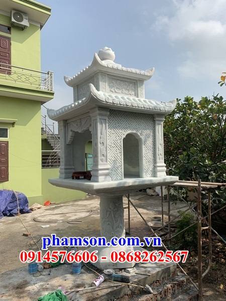 Cách đặt bàn thờ thiên ngoài trời bằng đá thiết kế đẹp chuẩn phong thủy