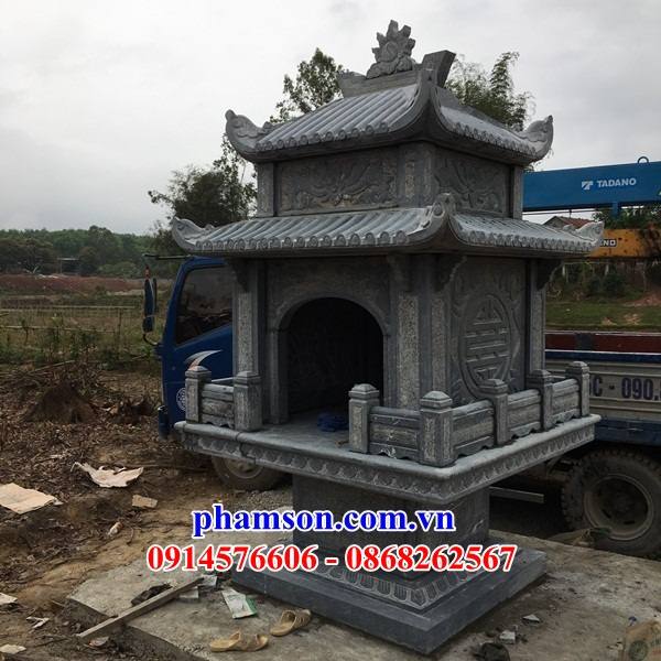 Hình ảnh bàn thờ sơn thần bằng đá tự nhiên nguyên khối đẹp