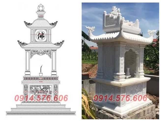 Mẫu am miếu cây hương bán đắk lắk - bàn thờ ông thiên bằng đá tại Sài Gòn