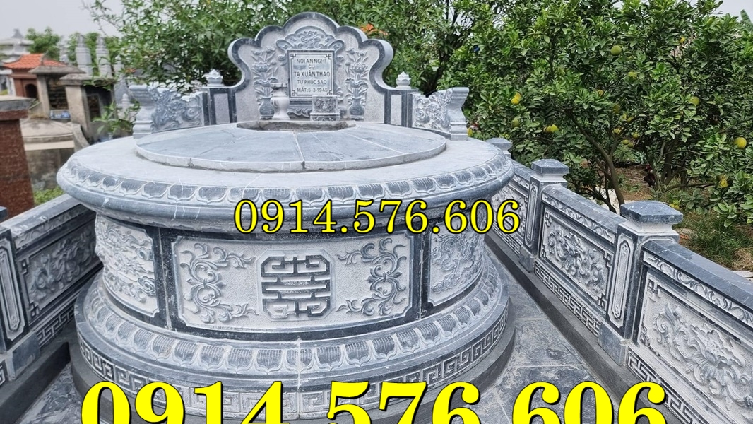 Mẫu mộ tròn bằng đá đep nhất 2026 Bán Hà Nội
