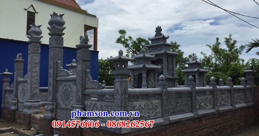 04 Nghĩa trang khu lăng mộ gia đình dòng họ gia tộc bằng đá ninh bình đẹp bán tại Đà Nẵng