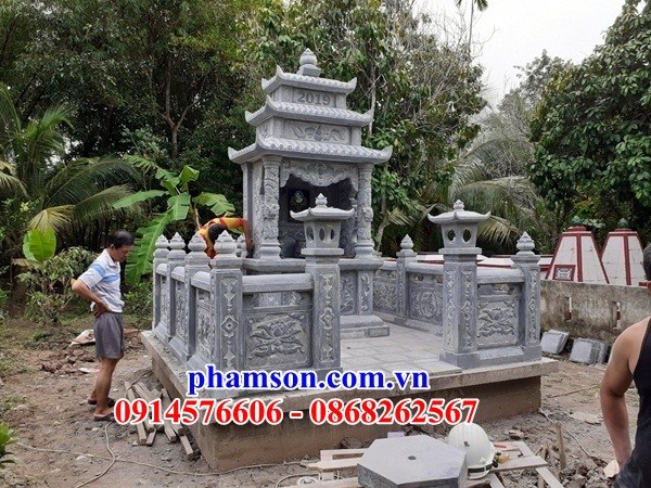 04 Nghĩa trang khu lăng mộ gia đình dòng họ gia tộc bằng đá thanh hóa đẹp bán tại Đà Nẵng