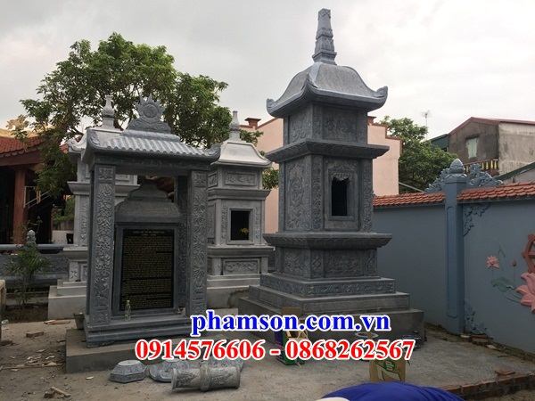 10 Tháp mộ đá nguyên khối đẹp bán tại Long An cất giữ để hũ tro hài cốt