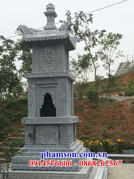 10 Tháp mộ đá xanh đẹp bán tại Long An cất giữ để hũ tro hài cốt