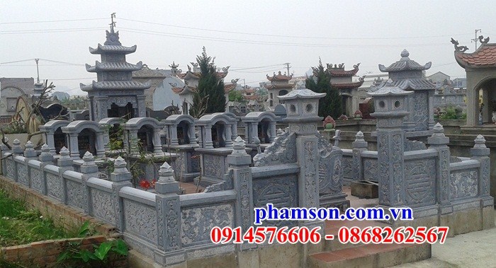 14 Nghĩa trang khu lăng mộ gia đình dòng họ gia tộc bằng đá nguyên khối đẹp bán tại Hà Giang