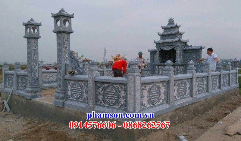 14 Nghĩa trang khu lăng mộ gia đình dòng họ gia tộc bằng đá ninh bình đẹp bán tại Hà Giang