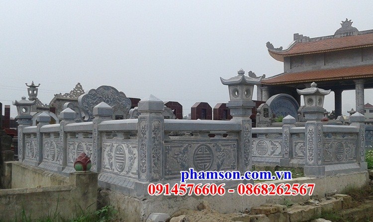 15 Nghĩa trang khu lăng mộ gia đình dòng họ gia tiên bằng đá đẹp bán tại Yên Bái