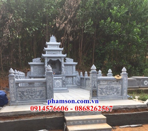 19 Nghĩa trang khu lăng mộ gia đình dòng họ dòng tộc bằng đá đẹp bán tại Phú Thọ