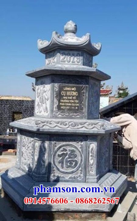19 Tháp mộ đá nguyên khối đẹp bán tại Tây Ninh cất giữ để hũ tro hài cốt