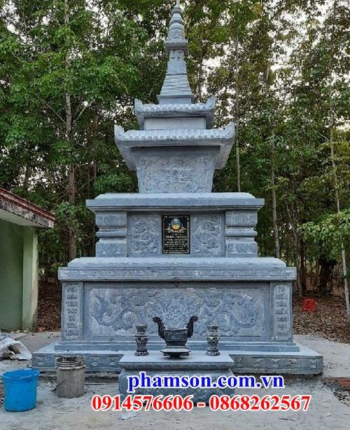 19 Tháp mộ đá ninh bình đẹp bán tại Tây Ninh cất giữ để hũ tro hài cốt