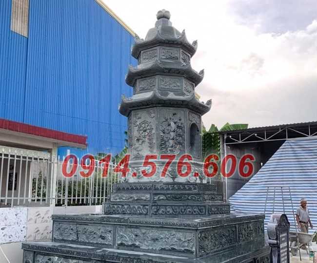 21 Mẫu mộ tròn hình tháp lục giác bằng đá đẹp bán tại Hải Phòng
