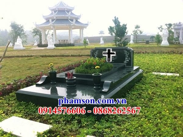 22 Nghĩa trang khu lăng mộ công giáo đạo thiên chúa bằng đá hoa cương cao cấp