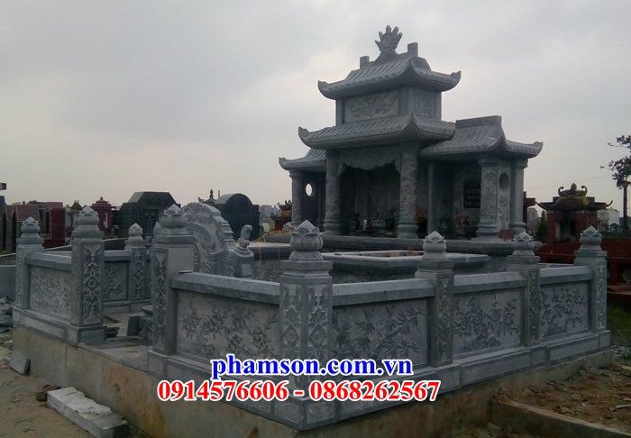 23 Mẫu mộ đá thanh hóa đôi gia đình ông bà bố ba cha mẹ hai ba bốn ngôi liền nhau đẹp bán tại Hà Giang