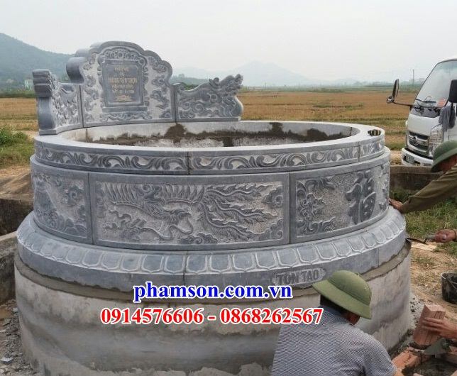 23 Mẫu mộ tròn bằng đá đẹp bán tại Lạng Sơn