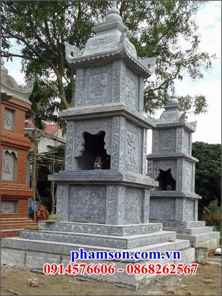 Sài Gòn 512+ Mẫu tháp mộ để tro cốt đá đẹp - 5