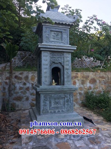 24 Mộ tháp đá xanh đẹp bán tại TP Hồ Chí Minh cất giữ để hũ lọ tro hài cốt