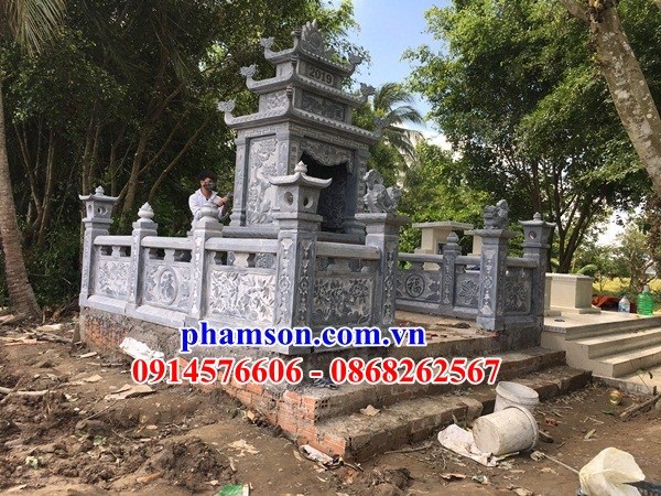 24 Nghĩa trang khu lăng mộ gia đình dòng họ gia tộc bằng đá ninh bình đẹp bán tại Thái Bình