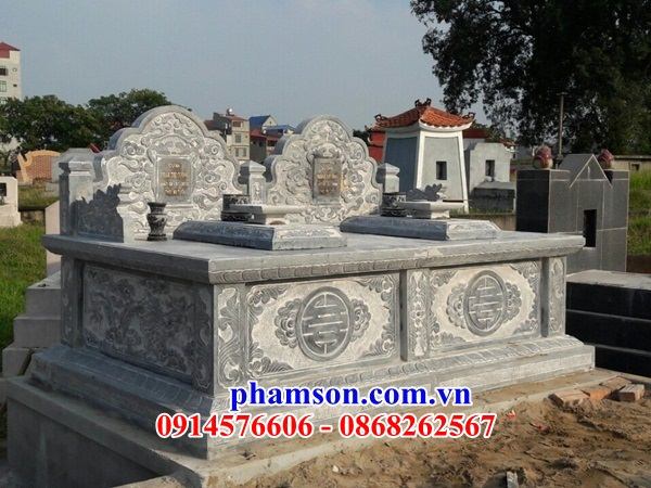 Điện Biên +477 Mẫu mộ đá đôi đẹp - 10