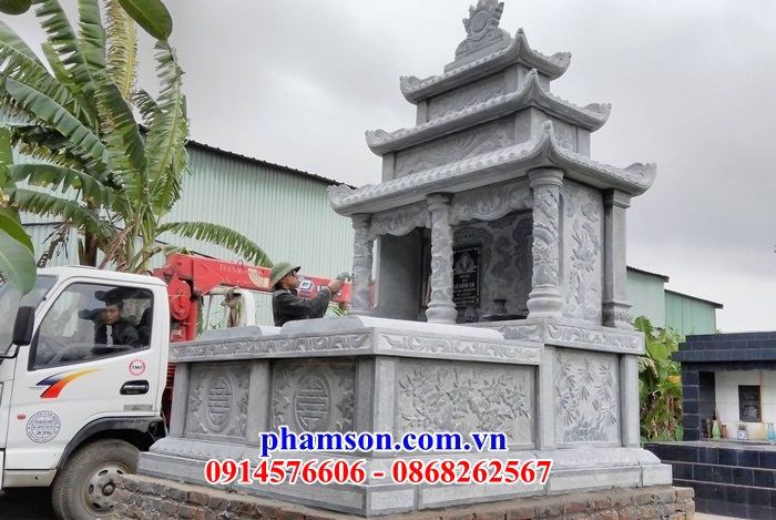 Điện Biên +477 Mẫu mộ đá đôi đẹp - 11