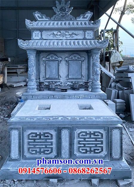 27 Mẫu mộ đá đôi đẹp bán tại Thanh Hóa