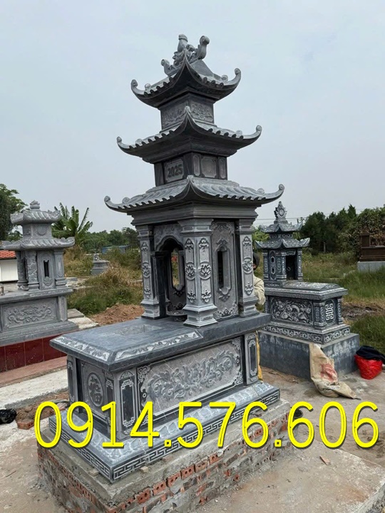 Mẫu Mộ Tam Cấp Bằng Đá Nguyên Khối Đẹp, Xưởng Gia Công Mộ Tam Cấp Bằng Đá Xanh Rêu Cho Dòng Họ, Thiết Kế Mộ Tam Sơn Ông Bà Cha Mẹ Bằng Đá Granite Hoa Cương, Cơ Sở Bán Mộ Tam Cấp Hiện Đại Bằng Đá Cẩm Thạch, Báo Giá Mẫu Mộ Tam Cấp Bằng Đá Khối,