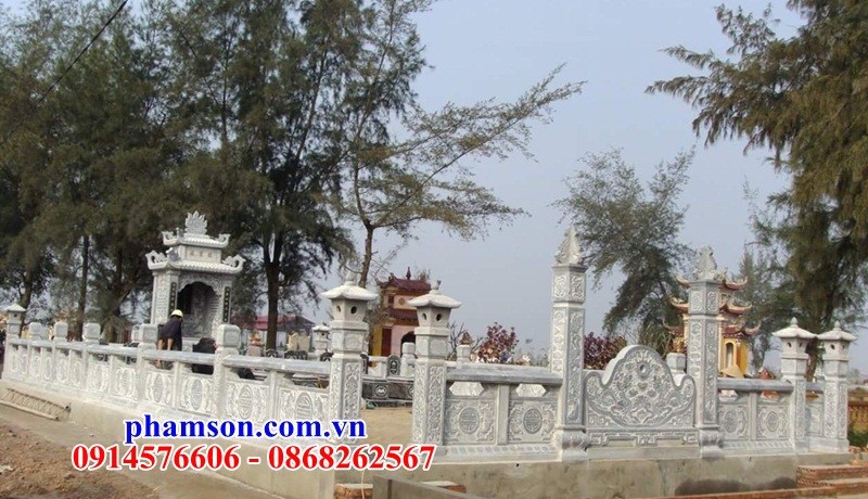 29 Nghĩa trang khu lăng mộ nghĩa trang gia đình dòng họ gia tộc bằng đá tự nhiên đẹp bán tại Lạng Sơn