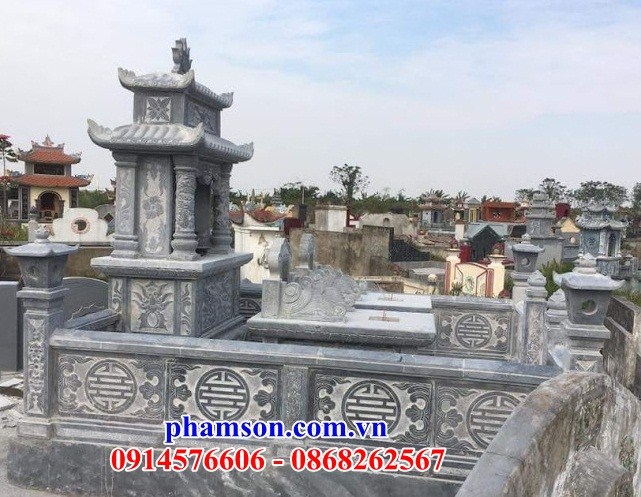 30 Nghĩa trang khu lăng mộ gia đình dòng họ gia tộc bằng đá tự nhiên đẹp bán tại Bắc Ninh