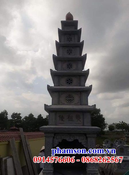 33 Mẫu tháp mộ đá xanh đẹp bán tại Phú Yên cất giữ đựng hũ hộp quách tro hài cốt