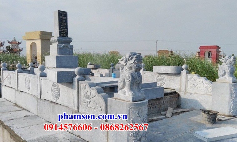 33 Nghĩa trang khu lăng mộ mồ mả gia đình dòng họ tổ tiên ông bà bố mẹ bằng đá xanh đẹp tại Bà Rịa Vũng Tàu
