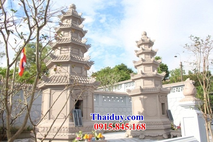 34 Mẫu tháp mộ đá tự nhiên đẹp bán Bình Định cất để đựng hũ hộp quách lọ bình tro hài cốt