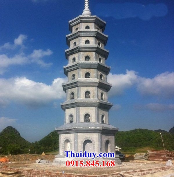 34 Mẫu tháp mộ đá xanh đẹp bán Bình Định cất để đựng hũ hộp quách lọ bình tro hài cốt