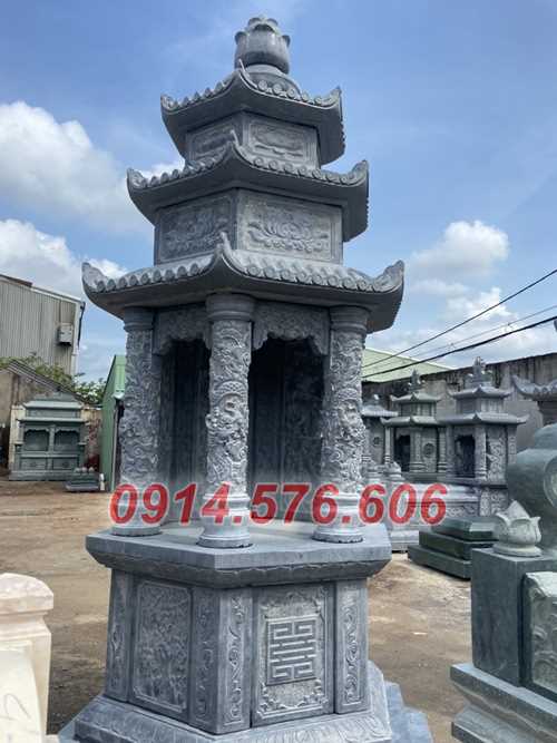 35 Mẫu Tháp mộ đá xanh đẹp bán tại Quảng Trị