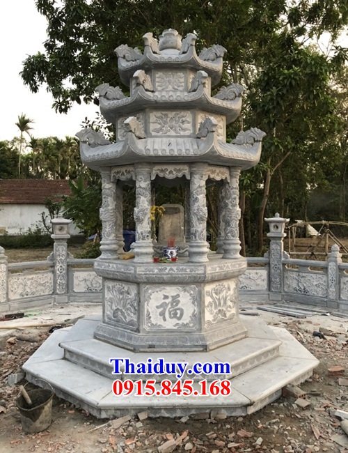 35 Tháp mộ đá ninh bình đẹp bán tại Quảng Ngãi cất giữ để đựng hũ hộp lọ bình quách tro hài cốt