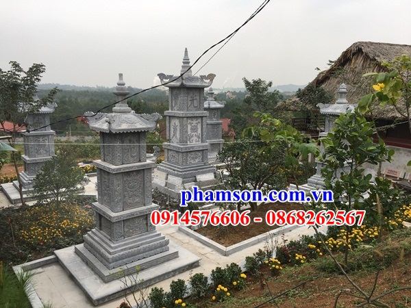 38 Tháp mộ đá đẹp bán tại Quảng Nam cất giữ để hũ hộp lọ bình đựng tro hài cốt