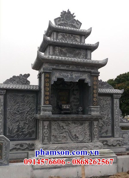 42 Nghĩa trang khu lăng mộ mồ mả gia đình dòng họ ông bà bố cha mẹ bằng đá tự nhiên đẹp bán tại Kiên Giang
