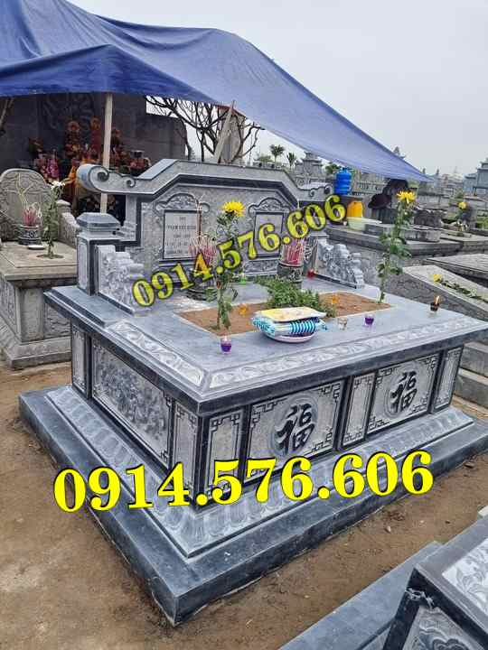 09~ Mộ Đá Đôi Đẹp Bán Tại Hưng Yên