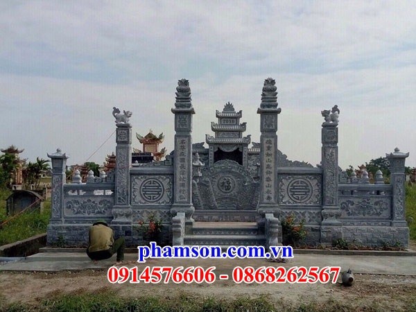 50 Nghĩa trang khu lăng mộ mồ mả dòng họ gia đình gia tộc tổ tiên ông bà cha bố ba mẹ bằng đá nguyên khối đẹp bán tại Tây Ninh