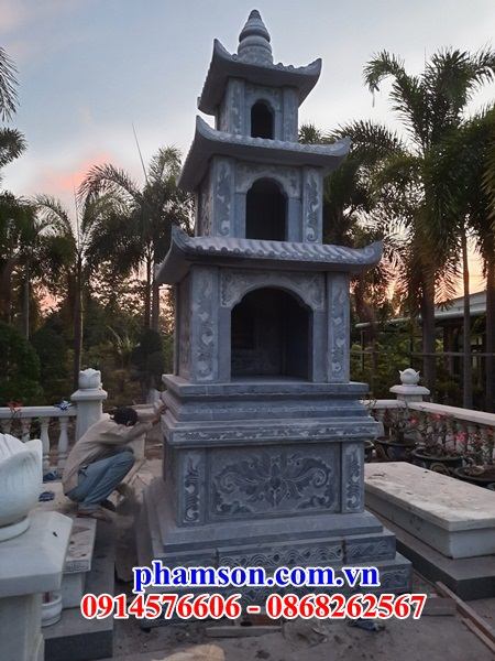 6 Tháp mộ bằng đá đẹp bán tại Vĩnh Long cất giữ để hũ tro hài cốt