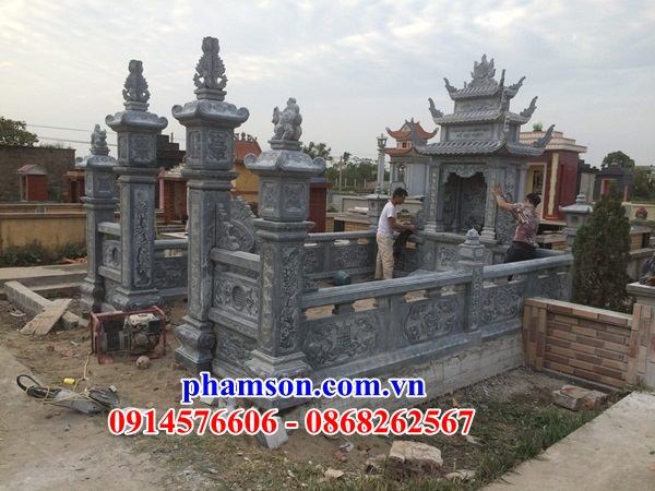 62 Nghĩa trang khu lăng mộ mồ mả gia đình dòng tộc ông bà bố cha ba mẹ bằng đá ninh bình đẹp bán tại Ninh Thuận