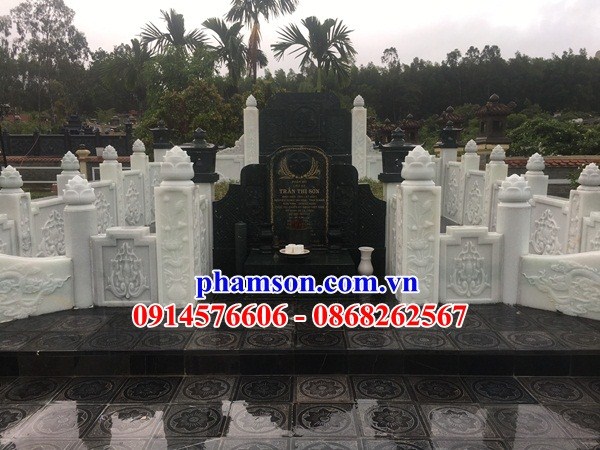 62 Nghĩa trang khu lăng mộ mồ mả gia đình dòng tộc ông bà bố cha ba mẹ bằng đá trắng nguyên khối đẹp bán tại Ninh Thuận