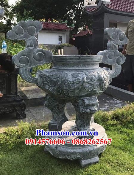 99 Thiết kế lư hương đỉnh đèn nhà thờ đình đền chùa miếu bằng đá xanh Thanh Hoá