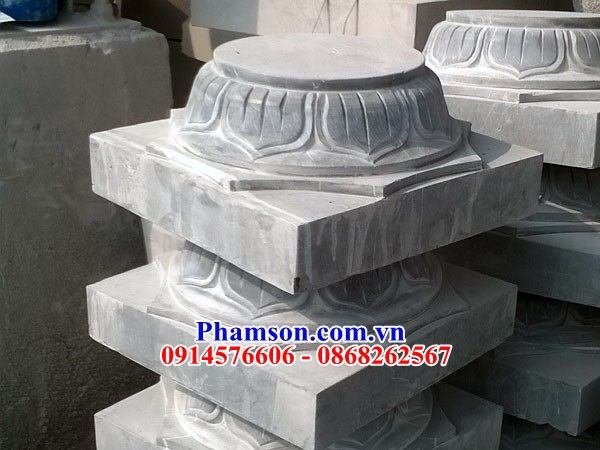 Bán báo giá chân cột nhà thờ đình đền chùa miếu bằng đá mỹ nghệ Ninh Bình đẹp