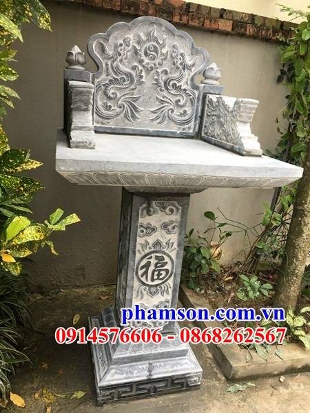 Mẫu hương án thờ đá nguyên khối đẹp tại Sài Gòn - 9