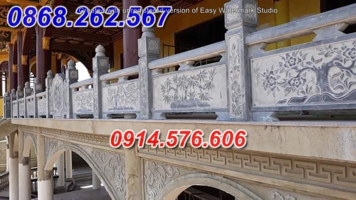 Giá bán hàng rào đền chùa đá đơn giản đẹp Thanh Hoá